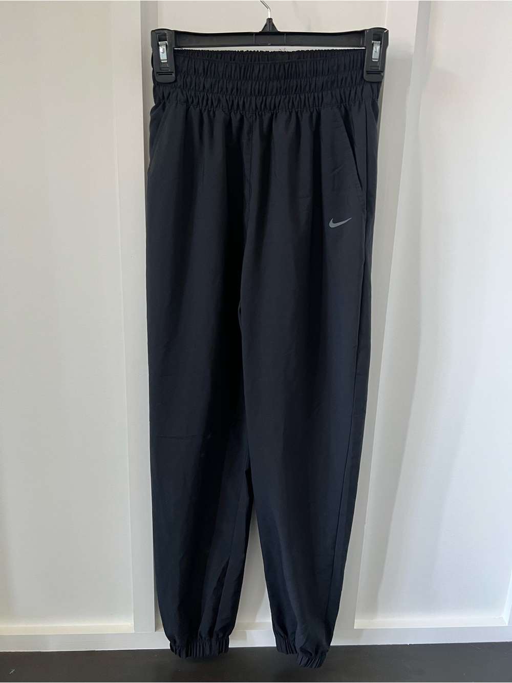 Nike Black Athletic Joggers with Elastic Waist